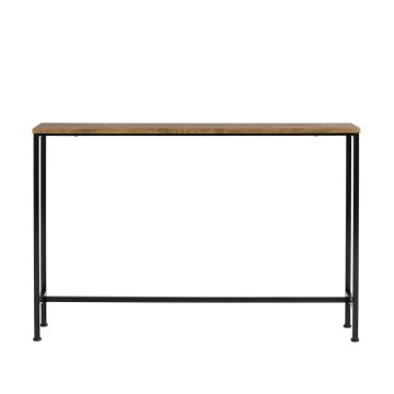 Konsoles galds 120x20x80cm., melnā/brūnā krāsā