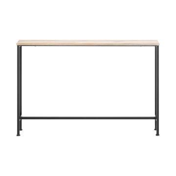 Konsoles galds 120x20x80cm., melnā/gaiši brūnā krāsā