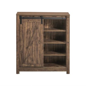 Шкаф для обуви 80x35x92см., коричневого/черного цвета