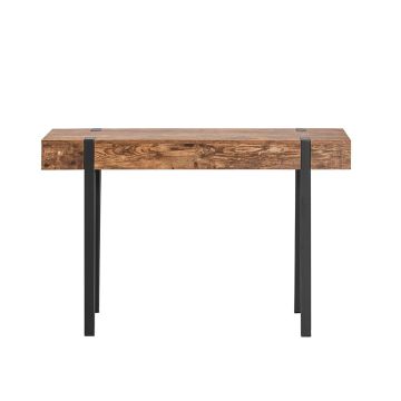 Konsoles galds 120x20x75cm., melnā/brūnā krāsā