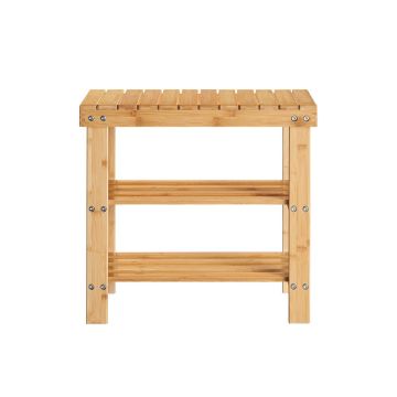 Скамья для прихожей 50x28x45см., светло-коричневого цвета