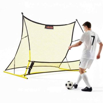 Futbola atsitiena tīkls VEVOR SCR001, 2 vienā, 183 × 108,5 × 141 cm