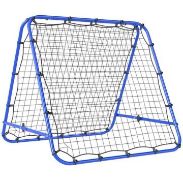 Отбивная стена для футбольного мяча Homcom 100x95x90см, синий/черный