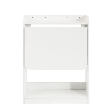 Складной письменный стол 64x20x82см., белого цвета