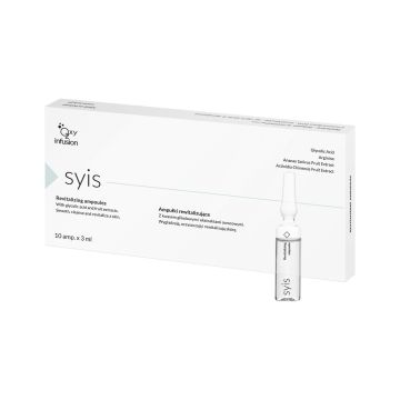 Освежающие ампулы с гликолевой кислотой SYIS, 10 ампул
