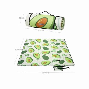 Piknika sega/pleds 200x200 cm