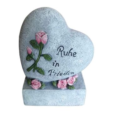 Sēru statuja Relaxdays, Sirds formas, 17 × 13 × 8 cm