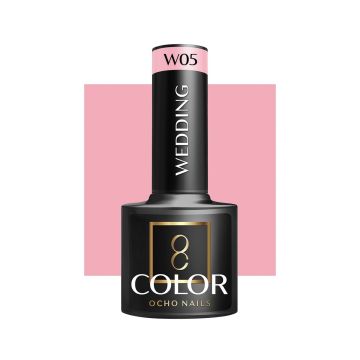Gēla laka OCHO NAILS WEDDING W05, Rozā