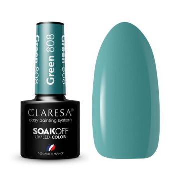 Гель-лак для ногтей CLARESA GREEN 808
