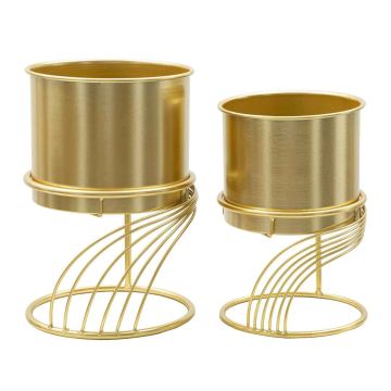 Puķu statīvi Spirally, 2 gab, 23 × 35 × 23 cm, 20 × 30 × 20 cm