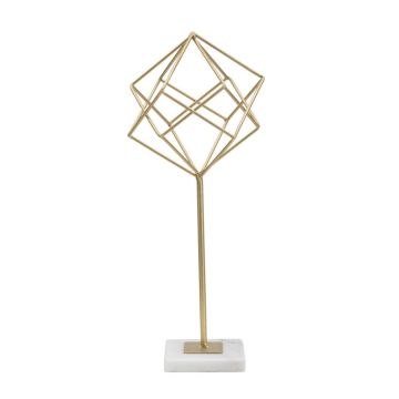Ģeometriska dekoratīva skulptūra, 16 × 41,5 × 18 cm