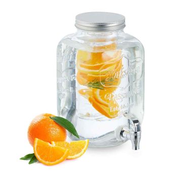 Dzērienu dozators Relaxdays 10049856_670, 5 l, 27 × 17 × 23 cm