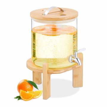 Dzērienu dozators Relaxdays 10050386_670, 5 l, 23,5 × 36 × 30 cm