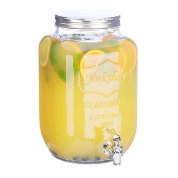 Dzērienu dozators Relaxdays, 8 l, 18 × 32 × 18 cm