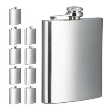 Blašķes Relaxdays, 10 gab., 200 ml katra, 12,5 × 9,5 × 2 cm