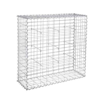 Gabions 100 x 95 x 30 cm. GGB193, sudraba krāsā