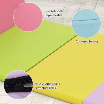 Gymnastics mat, 5 panels, 201 × 75 × 3 cm