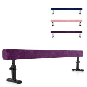 Gymnastics beam, 3 height positions, 229 × 30.48 × 43.18–58.42 cm
