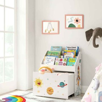 Полка для игрушек 62,5x29,5x70 см., разные цвета