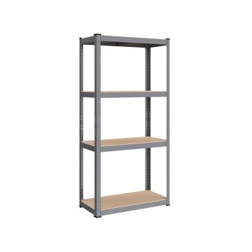 Полка для хранения 40x80x160 см., серая/светло-коричневая