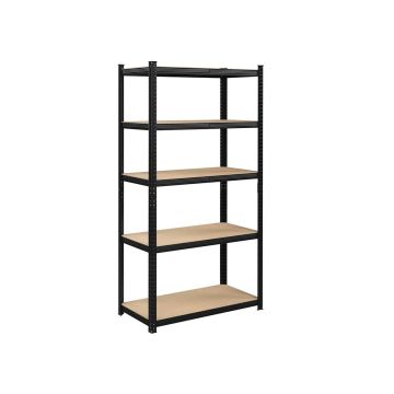 Uzglabāšanas plaukts 80 x 90 x 40 cm ar 5 regulējamiem plauktiem