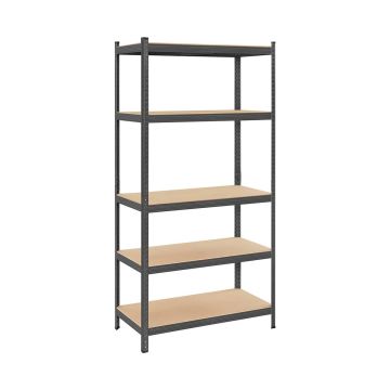 Полка для хранения 200 x 100 x 50 см, темно-серая
