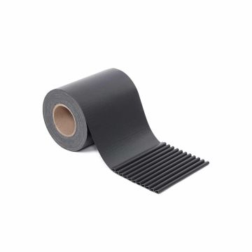 PVC privātuma aizslietņi 40 m, melni