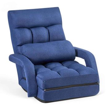 Grīdas krēsls VEVOR QX-0339-4, 5 regulējamas pozīcijas, 32 × 56 × 64 cm