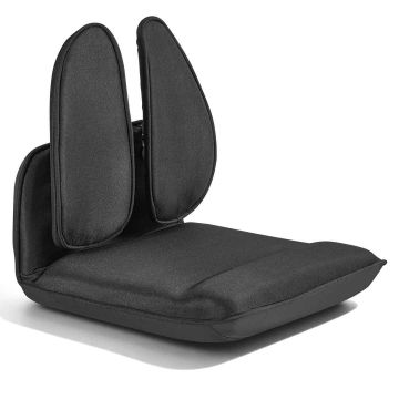 Grīdas krēsls VEVOR QX-1709, 5 stāvokļi, Melna, 50 × 13 × 96 cm