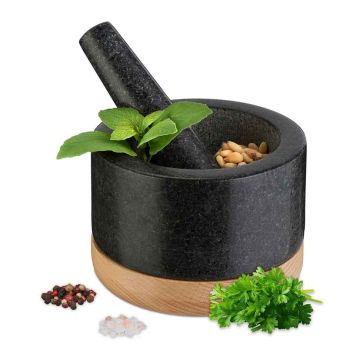 Ступка Relaxdays 10048351.0, комплект из 3 предметов, 10 × 14 см