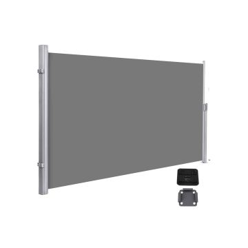 Izvelkama sānu markīze 2 x 3,5 m, pelēka