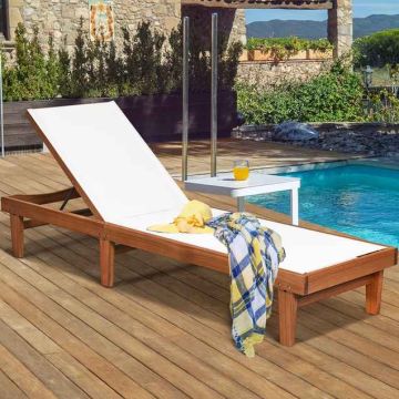 Bed, 5-position adjustable backrest, 200 × 61 × 31.5 cm