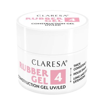 Каучуковый гель для ногтей Claresa Rubber Gel, 4