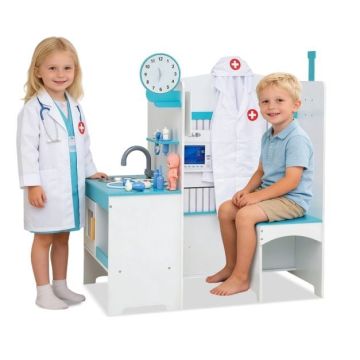 Ārsta rotaļu komplekts, 27 piederumi, 93,98 × 99,06 × 54,61 cm