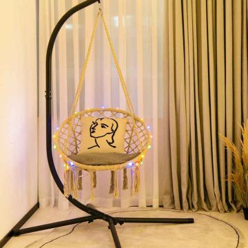 Hammock chair, with 36 LED lights, Ø 81 × 152 cm