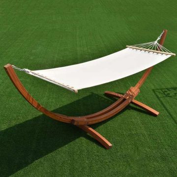 Hammock stand with hammock, 314 × 120 × 115 cm