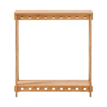 Konsoles galds 80x30x87.,5cm., gaiši brūnā krāsā