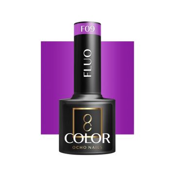 Hibrīda gēla laka OCHO NAILS FLUO F09