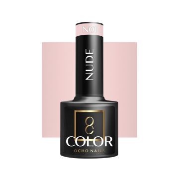 Hibrīda gēla laka OCHO NAILS, N01, Bēša