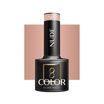 Hibrīda gēla laka OCHO NAILS, N02, Bēša