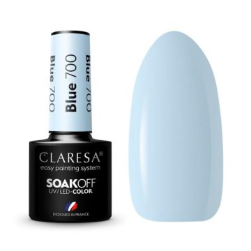 Гибридный лак для ногтей CLARESA BLUE 700, Синий