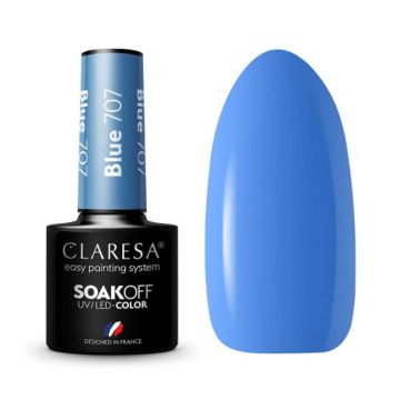 Гибридный лак для ногтей Claresa Blue 707