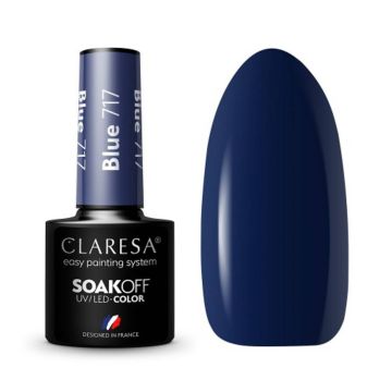 Гибридный лак для ногтей CLARESA BLUE 717