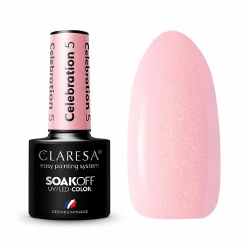 Гибридный лак для ногтей CLARESA CELEBRATION 5