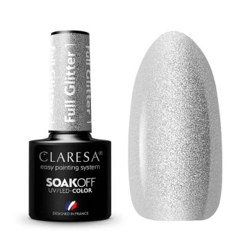 Гибридный лак для ногтей CLARESA FULL GLITTER 1