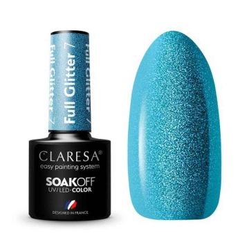 Гибридный лак CLARESA FULL GLITTER 7