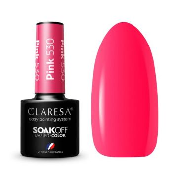 Hibrīda nagu laka CLARESA PINK 530