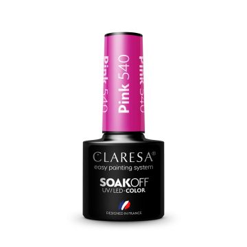 Hibrīda nagu laka CLARESA PINK 540
