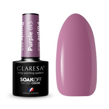 Hibrīda nagu laka CLARESA Purple 613
