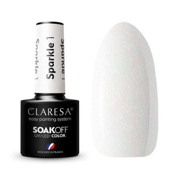 Гибридный лак для ногтей CLARESA SPARKLE 1